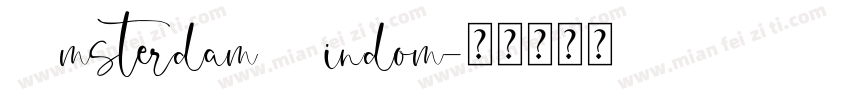 Amsterdam Kindom字体转换